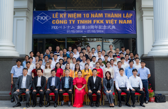 MỪNG SINH NHẬT 10 NĂM CÔNG TY FKK VIỆT NAM NĂM 2024