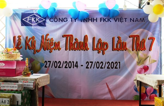 MỪNG SINH NHẬT CÔNG TY FKK VIỆT NAM NĂM 2021